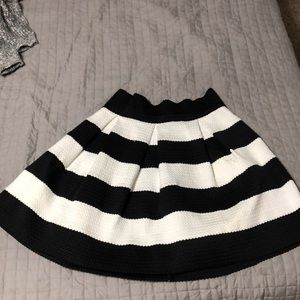 Black and white skirt